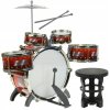 Bicie nástroje pre deti 5 bubnov 2 taniere Hudobný nástroj + stolička Bicie nástroje pre deti 5 bubnov 2 taniere Hudobný nástroj + stolička