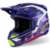 ALPINESTARS prilba SM7 DEED fialová/ružová/biela/žltá fluo 2026 - S ALPINESTARS prilba SM7 DEED fialová/ružová/biela/žltá fluo 2026 - S