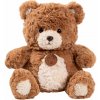 LeanToys Plyšový medvídek s medailonem, hnědý, 25 cm LeanToys Plyšový medvídek s medailonem, hnědý, 25 cm