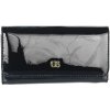GROSSO Kožená dámska lakovaná peňaženka RFID čierna v darčekovej krabičke GROSSO Kožená dámska lakovaná peňaženka RFID čierna v darčekovej krabičke