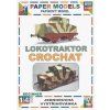 Papierový model - Obrnená lokomotíva Lokotraktor CROCHAT Papierový model - Obrnená lokomotíva Lokotraktor CROCHAT