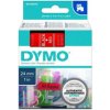 Dymo D1 53717, S0720970, 24mm x 7m čierna tlač / červený podklad, originálna páska Dymo D1 53717, S0720970, 24mm x 7m čierna tlač / červený podklad, originálna páska