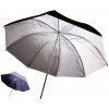 Linkstar PUK-84WB odrazný dáždnik obojstranný 84cm (biela / čierna) Linkstar PUK-84WB odrazný dáždnik obojstranný 84cm (biela / čierna)