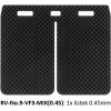 V-FORCE 3 56x46 mm 0.45 mm list membrány ventilu V-FORCE 3 56x46 mm 0.45 mm list membrány ventilu