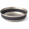 SEA TO SUMMIT Detour Stainless Steel Collapsible Bowl - L, Beluga Black SEA TO SUMMIT Detour Stainless Steel Collapsible Bowl - L, Beluga Black