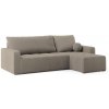 Rohová rozkladacia sedačka Volira - piesková Rohová rozkladacia sedačka Volira - piesková