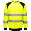 PORTWEST HI-VIS WX2 CD805 ECO / Pánska reflexná mikina - HV žltá/čierna 4XL PORTWEST HI-VIS WX2 CD805 ECO / Pánska reflexná mikina - HV žltá/čierna 4XL