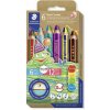Farebné ceruzky, sada, dvojfarebné, so strúhadlom, STAEDTLER Farebné ceruzky, sada, dvojfarebné, so strúhadlom, STAEDTLER