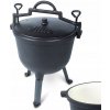 Liatinový smaltovaný kotlík na nôžkach 10l s pokrievkou CAST LINE Liatinový smaltovaný kotlík na nôžkach 10l s pokrievkou CAST LINE