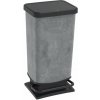 Odpadkový kôš Rotho Odpadkový kôš PASO 40L - betón (1754110766S) Odpadkový kôš Rotho Odpadkový kôš PASO 40L - betón (1754110766S)