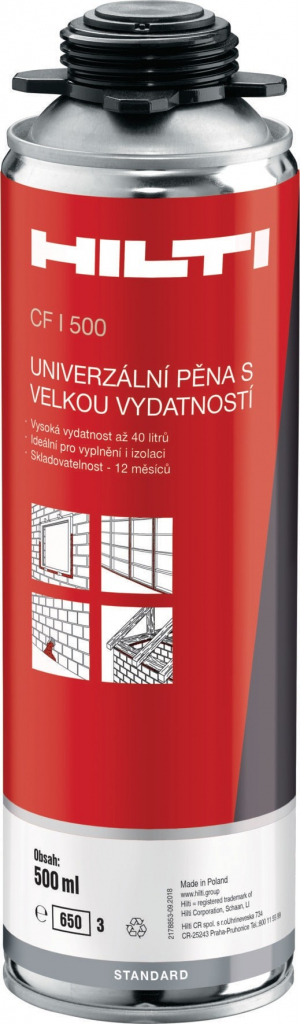 HILTI 2178923 Izolačná pena CF I 500