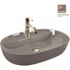 REA - Umývadlo na dosku Aura 61 Beige Shiny REA-U6381 REA - Umývadlo na dosku Aura 61 Beige Shiny REA-U6381