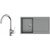 K-StrongSinks S3 Set drez Zala 860x500mm granit sivá + Batéria Rhona chrom K-StrongSinks S3 Set drez Zala 860x500mm granit sivá + Batéria Rhona chrom