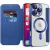 AppleMix Puzdro pre Apple iPhone 16 Pro - ochrana objektívu - slot na kartu - MagSafe - tmavomodré AppleMix Puzdro pre Apple iPhone 16 Pro - ochrana objektívu - slot na kartu - MagSafe - tmavomodré