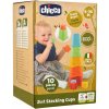 CHICCO Poháriky stohovacie farebné Eco+ 6m+ CHICCO Poháriky stohovacie farebné Eco+ 6m+