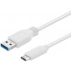 PremiumCord ku31ca2w USB-C/male - USB 3.0 A/Male, 2m, bílý