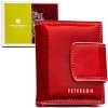 Peterson Červená dámska elegantná lakovaná peňaženka s RFID Y771 PTN 42329-SH ONE SIZE Peterson Červená dámska elegantná lakovaná peňaženka s RFID Y771 PTN 42329-SH ONE SIZE