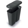 Prosperplast Odpadkový koš COMPACTA Q DUO recyklovaný čierny s čiernym víkem, objem 50l Prosperplast Odpadkový koš COMPACTA Q DUO recyklovaný čierny s čiernym víkem, objem 50l