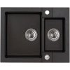 Alveus Rock 80 Granitový drez black 1090960 Alveus Rock 80 Granitový drez black 1090960