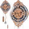 RoboTime 3D drevené mechanické puzzle nástenné hodiny RoboTime 3D drevené mechanické puzzle nástenné hodiny