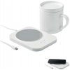 Bezdrôtová nabíjačka a ohrievač, biela Bezdrôtová nabíjačka a ohrievač, biela