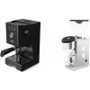 Gaggia Classic UP, black + Rocket Espresso FAUSTINO 3.1, white Gaggia Classic UP, black + Rocket Espresso FAUSTINO 3.1, white
