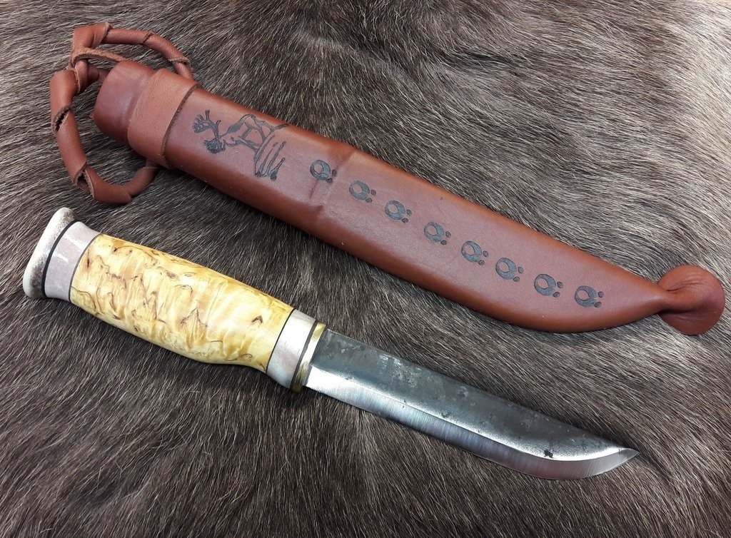 WOOD JEWEL Traditional reindeer herders knife WJ23PM