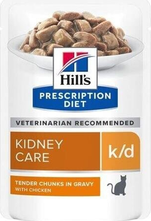 Hill´s Diet Feline k/d Chicken NEW 12 x 85 g