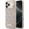 Guess - Hardcase 4G Logo Plate MagSafe (GUHMP17LU4GPRP) - iPhone 17 Pro - Pink Guess - Hardcase 4G Logo Plate MagSafe (GUHMP17LU4GPRP) - iPhone 17 Pro - Pink