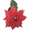 Poinsettia Poinzercia Vianočná ruža 73cm červená umelá Poinsettia Poinzercia Vianočná ruža 73cm červená umelá