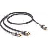 Eagle Cable Deluxe II 3,5 mm Jack Male to 2× RCA Male kábel 0,8 m 100871108 Eagle Cable Deluxe II 3,5 mm Jack Male to 2× RCA Male kábel 0,8 m 100871108