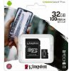 Kingston PAMÄŤOVÁ PAMÄŤOVÁ KARTA 32GB MICRO SD C10+ S ADAPTÉROM Kingston PAMÄŤOVÁ PAMÄŤOVÁ KARTA 32GB MICRO SD C10+ S ADAPTÉROM