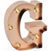 Mini dekoračné svetlo Legami Mini Decorative Light - G - Gold Rose - Letters uni Mini dekoračné svetlo Legami Mini Decorative Light - G - Gold Rose - Letters uni