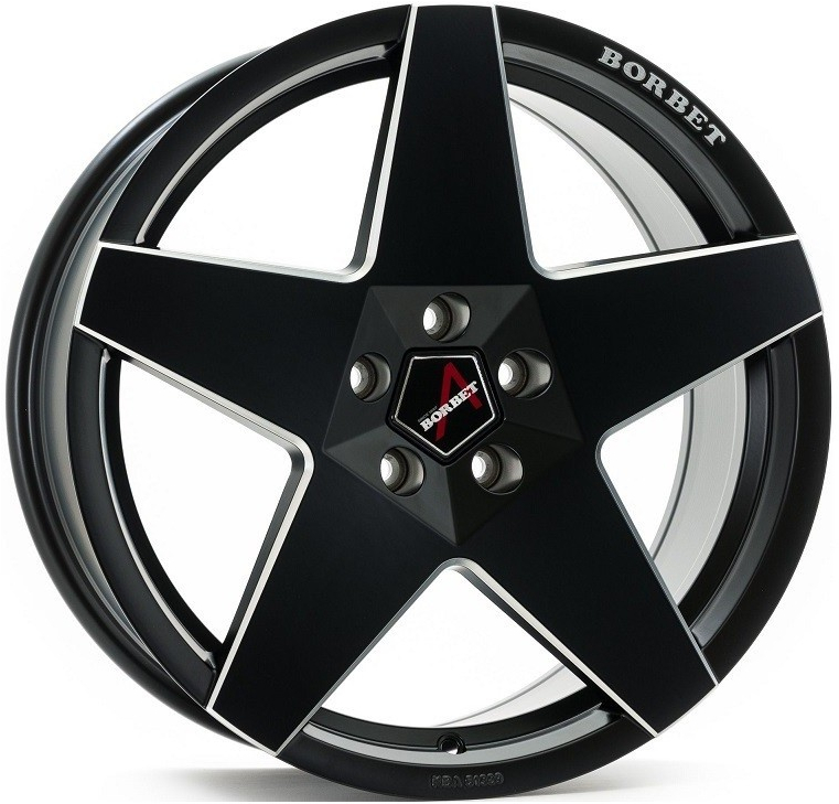 Borbet A 7,5x17 4x108 ET35 matt black