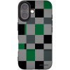 Picasee silikónový čierny obal pre Apple iPhone 16 - Block Grid Picasee silikónový čierny obal pre Apple iPhone 16 - Block Grid