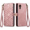VSETKONAMOBIL 73153 GEOM Peňaženkové puzdro pre Samsung Galaxy Xcover 7 ružové VSETKONAMOBIL 73153 GEOM Peňaženkové puzdro pre Samsung Galaxy Xcover 7 ružové