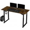 ULTRADESK UPLIFT Pracovný stôl s elektricky nastaviteľnou výškou s XXL podložkou pod myš 160x75 cm, hnedý ULTRADESK UPLIFT Pracovný stôl s elektricky nastaviteľnou výškou s XXL podložkou pod myš 160x75 cm, hnedý