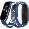 Xiaomi Mi Band 5/6 náhradný náramok - Športový priedušný perforovaný Farba: Modro-biela MBSCZ-5SMOBI Xiaomi Mi Band 5/6 náhradný náramok - Športový priedušný perforovaný Farba: Modro-biela MBSCZ-5SMOBI