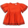 Dievčenská bavlnená tunika, Minoti, Keňa 2, oranžová - 68/80 | 6-12m Dievčenská bavlnená tunika, Minoti, Keňa 2, oranžová - 68/80 | 6-12m