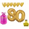 HeliumKing Hélium párty set na 80. narodeniny so zlatými balónmi HeliumKing Hélium párty set na 80. narodeniny so zlatými balónmi