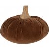 Clayre & Eef Hnedá textilná dekorácia tekvice Pumpkin L - Ø 15*12 cm - Clayre & Eef Clayre & Eef Hnedá textilná dekorácia tekvice Pumpkin L - Ø 15*12 cm - Clayre & Eef