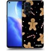 Picasee silikónový čierny obal pre OPPO Reno 5 5G - Gingerbread Picasee silikónový čierny obal pre OPPO Reno 5 5G - Gingerbread