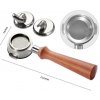 COFFEEART Portafilter 58mm 3in1 Light Rosewood 15F COFFEEART Portafilter 58mm 3in1 Light Rosewood 15F