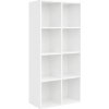 ModernHome WYJ-071 Regál s policami 50 x 24 x 106 cm, 7 políc, biely ModernHome WYJ-071 Regál s policami 50 x 24 x 106 cm, 7 políc, biely
