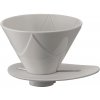 Hario One Pour Dripper Mugen V60 keramický biely