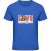 Gildan Tričko - Dizajn s motívom Pes a Láska - Royal Blue - 4XL - Pánske Gildan Tričko - Dizajn s motívom Pes a Láska - Royal Blue - 4XL - Pánske
