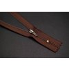Nedeliteľný jemný plastový špirálový zips (veľkosť číslo 3) rôzne farby - dĺžka 12 cm - 60 cm 18 cm Čokoládová Nedeliteľný jemný plastový špirálový zips (veľkosť číslo 3) rôzne farby - dĺžka 12 cm - 60 cm 18 cm Čokoládová