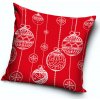 TipTrade Vianočná obliečka na vankúšik 40x40 cm - Vianočné banky Červený TipTrade Vianočná obliečka na vankúšik 40x40 cm - Vianočné banky Červený