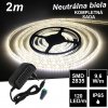 LEDprodukt 2m SMD2835 120LED/m IP65 vodeodolný neutrálna b. - KOMPLETNÁ SADA LEDprodukt 2m SMD2835 120LED/m IP65 vodeodolný neutrálna b. - KOMPLETNÁ SADA
