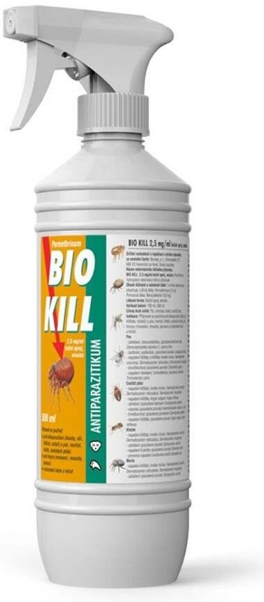 Bioveta Biokill spray na zvierata 500 ml
